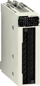 Analog output module for Modicon M340/M580, (W x H x D) 32 x 100 x 86 mm, BMXAMO0210