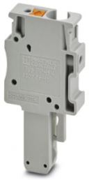 Plug, push-in connection, 0.2-6.0 mm², 1 pole, 32 A, 8 kV, gray, 3212010
