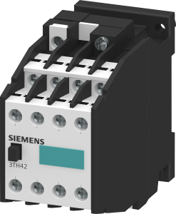 Auxiliary contactor, 8 pole, 6 A, 5 Form A (N/O) + 3 Form B (N/C), coil 220 VAC, screw connection, 3TH4253-0AN2