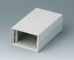 ABS shell housing, (L x W x H) 142 x 77 x 57 mm, gray white (RAL 9002), A9408443