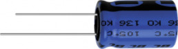 Electrolytic capacitor, 100 µF, 50 V (DC), ±20 %, radial, pitch 5 mm, Ø 10 mm