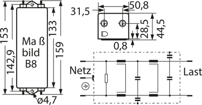 B84113C0000B060 TDK (EPCOS) Interference suppression filter Image 2