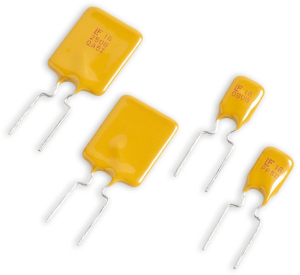 PTC fuse, resettable, radial, 16 V (DC), 100 A, 4.7 A (trip), 2.5 A (hold), 16R250GU