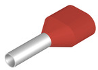 Insulated Wire end ferrule, 1.5 mm², 16 mm/8 mm long, red, 9004410000