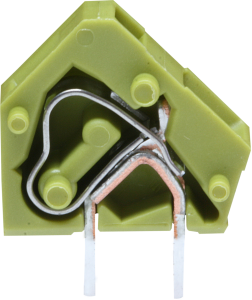 PCB terminal, 1 pole, pitch 5 mm, AWG 28-12, 24 A, cage clamp, light green, 236-747