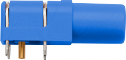 4 mm socket, PCB connection, CAT III, blue, SWEB 8094 AU / BL