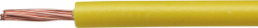 PVC-Stranded wire, high flexible, H05V-K, 1.0 mm², AWG 18, yellow, outer Ø 2.6 mm