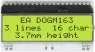 EA DOGM163E-A DISPLAY VISIONS LED-Modules