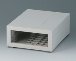 ABS enclosure, (L x W x H) 130 x 185 x 74 mm, gray white (RAL 9002), IP40, B2213017
