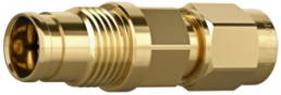 Coaxial adapter, 50 Ω, 3.5 plug to 1.5/3.5 socket, straight, 100025572