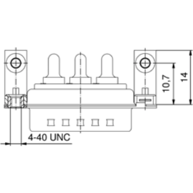 3005W5PXX73G40X CONEC D-Sub Connectors Image 2