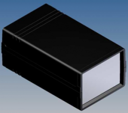 ABS enclosure, (L x W x H) 145 x 85 x 61 mm, black (RAL 9004), IP54, 10003.9