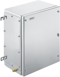 Stainless steel enclosure, (L x W x H) 150 x 300 x 400 mm, silver (RAL 7035), IP66/IP67, 1194910001