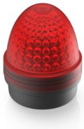 Signal lamp, Ø 56.8 mm, red, 24 V AC/DC, IP65