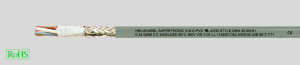 PVC control line SUPERTRONIC 310-C-PVC 2 x 0.14 mm², AWG 26, shielded, gray