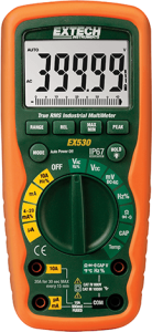 TRMS digital multimeter EX530, 20 A(DC), 20 A(AC), 1000 VDC, 1000 VAC, 1 pF to 40 mF, CAT IV 600 V