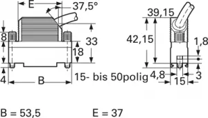 1393738-3 TE Connectivity D-Sub Housings