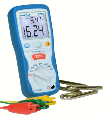 P 2700 PeakTech VDE testers, Installation testers, Insulation testers Image 2