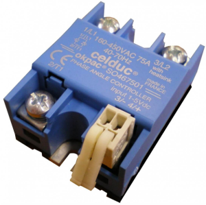 Solid state relay, 1-5 VDC, 160-450 VAC, 75 A, screw mounting, SO467501