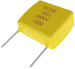 Ceramic capacitor, 1 nF, 200 V (DC), ±10 %, radial, pitch 2.54 mm, X7R, C320C102K2R5TA7303