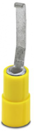 Insulated pin cable lug, 4.0-6.0 mm², AWG 12 to 10, 2.8 mm, yellow