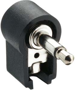 3.5 mm jack plug, 2 pole (mono), solder connection, plastic, WKLS 2
