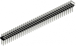 Pin header, 72 pole, pitch 2.54 mm, straight, black, 10058995