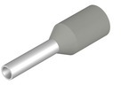 Insulated Wire end ferrule, 0.75 mm², 12 mm/6 mm long, gray, 9019030000