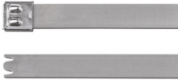 Cable tie, stainless steel, (L x W) 1092 x 16 mm, bundle-Ø 25 to 160 mm, metal, -80 to 538 °C