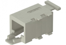 RJ45 housing, Cat 6A, gray, for patch cable, 09149452001