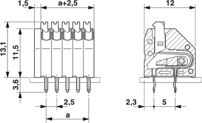 1990025 Phoenix Contact PCB Terminal Blocks Image 2