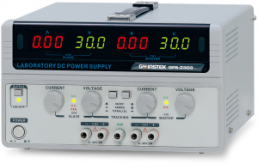 Laboratory power supply, 30 VDC, outputs: 2 (3 A/3 A), 180 W, 100-230 VAC, GPS-2303