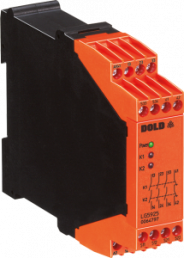 Safety module for elevator control systems, 3 Form A (N/O) + 1 Form B (N/C), 24 V AC/DC, 0064797