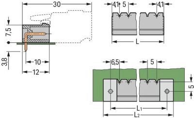 231-465/001-000 WAGO PCB Connection Systems Image 2