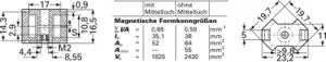 B65811H2500X041 TDK (EPCOS) Ferrite cores