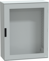 Control cabinet, (H x W x D) 1056 x 851 x 350 mm, IP66, polyester, light gray, NSYPLM108TG