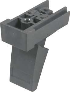 Tip-up Foot for Chassis, Plastic, RAL 9006