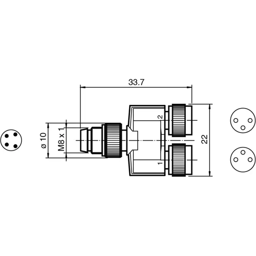 240942 PEPPERL+FUCHS Sensor-Actuator Adapter Image 2