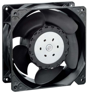DC axial fan, 48 V, 140 x 140 x 51 mm, 490 m³/h, 75 dB, ball bearing, ebm-papst, 5318/2TDHHP