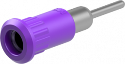 4 mm socket, round plug connection, mounting Ø 8.2 mm, purple, 64.3011-26