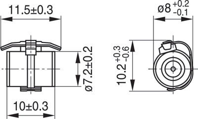 B88069X8230B502 TDK (EPCOS) Gas Discharge Tubes Image 2