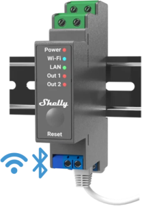 Relay, with scripting function, 2 Form A (N/O), 25 A, 240 V (AC), SHELLY_PRO_2