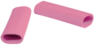 Protection and insulating grommet, inside Ø 12 mm, L 50 mm, pink, PCR, -30 to 90 °C, 0201 0008 015