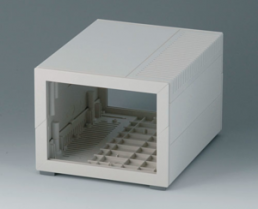 ABS enclosure, (L x W x H) 130 x 185 x 124 mm, gray white (RAL 9002), IP40, B2213207