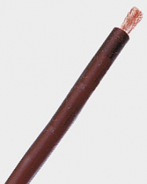 TPE-Stranded wire, high flexible, FlexiPlast-2V, 0.25 mm², AWG 24, red, outer Ø 2 mm