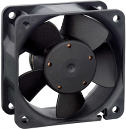 DC axial fan, 24 V, 60 x 60 x 25 mm, 41 m³/h, 35 dB, Slide bearing, ebm-papst, 614 NGN