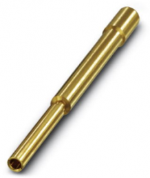 Receptacle, 0.75-1.5 mm², AWG 18-16, crimp connection, nickel-plated/gold-plated, 1607956