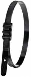 Cable tie, polyamide, (L x W) 260 x 9 mm, bundle-Ø 25 to 62 mm, black, UV resistant, -40 to 85 °C