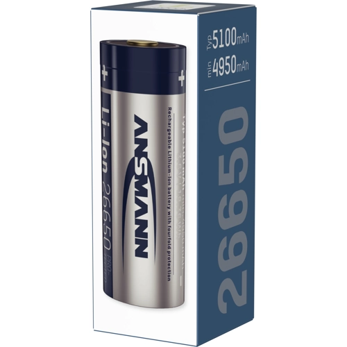 1307-0012 Ansmann Round Cell Batteries, 9V Block Batteries Image 2