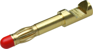 4 mm plug, solder connection, 2.5 mm², CAT II, 22.1045